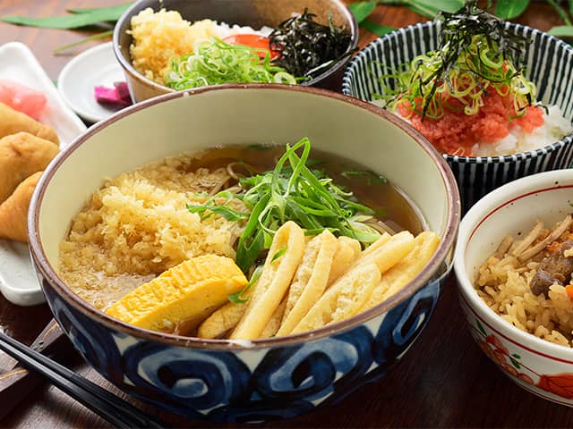 (温)そば定食