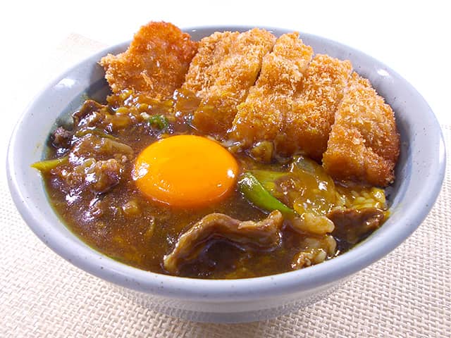 カツカレー丼