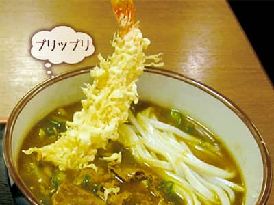 えび天カレーうどん 「プリップリ」