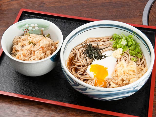 (冷)ぶっかけそば定食