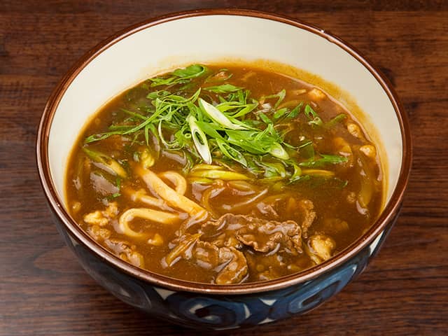 黒毛和牛のカレーうどん・そば