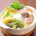 山菜鍋焼きうどん