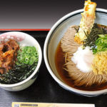 肉めし付きぶっかけうどんそば定食