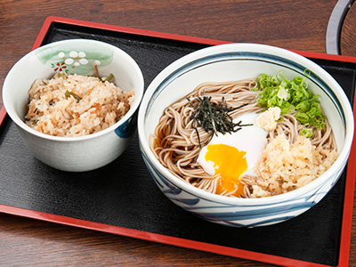 (冷)ぶっかけそば定食