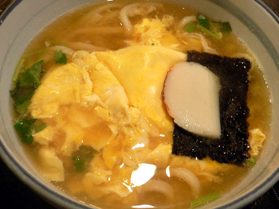 玉子とじうどん・そば