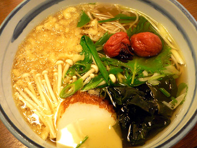 梅干しうどん・そば