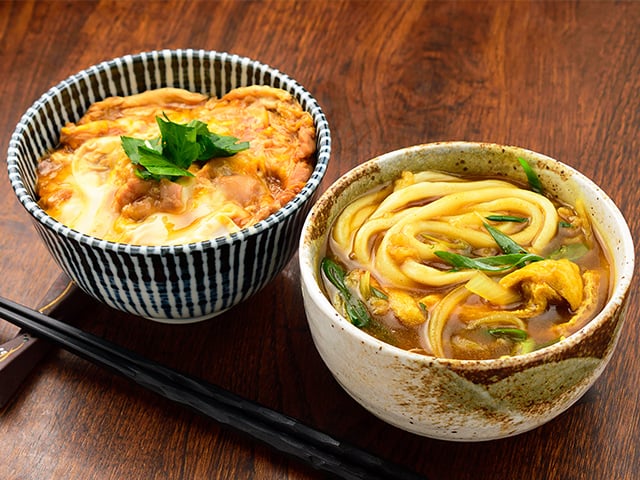 親子丼&カレーうどんミニミニセット