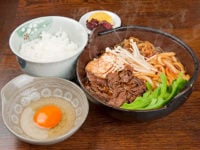 すき焼き鍋定食