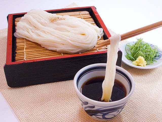 細ざるうどん